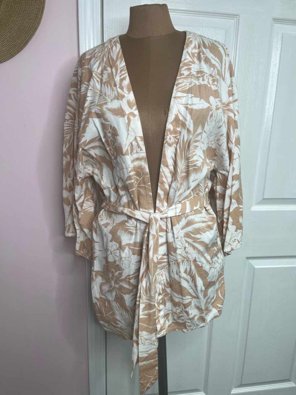 BillaBong Sweet Summer Cover Up Kimono Robe Size Medium Large
